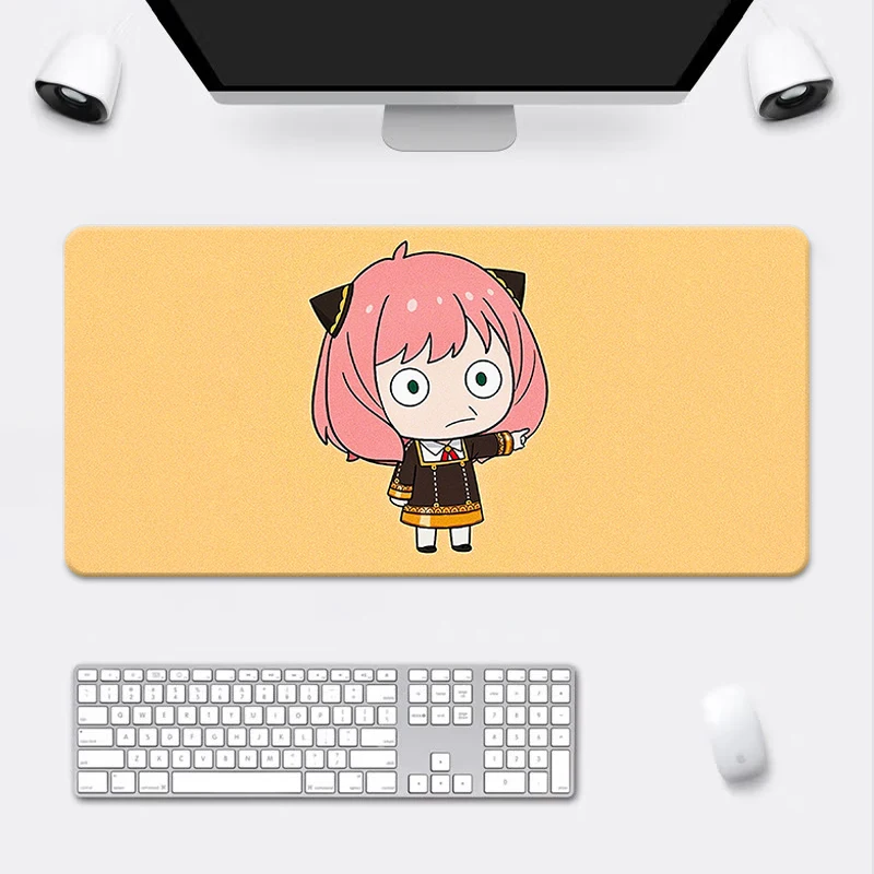 

Kawaii Mause Pad Non-slip Mouse Pads Anya Rubber Computer Desks Cute Desk Anime Gamer Keyboard Gaming Accessories Mousepad Mats