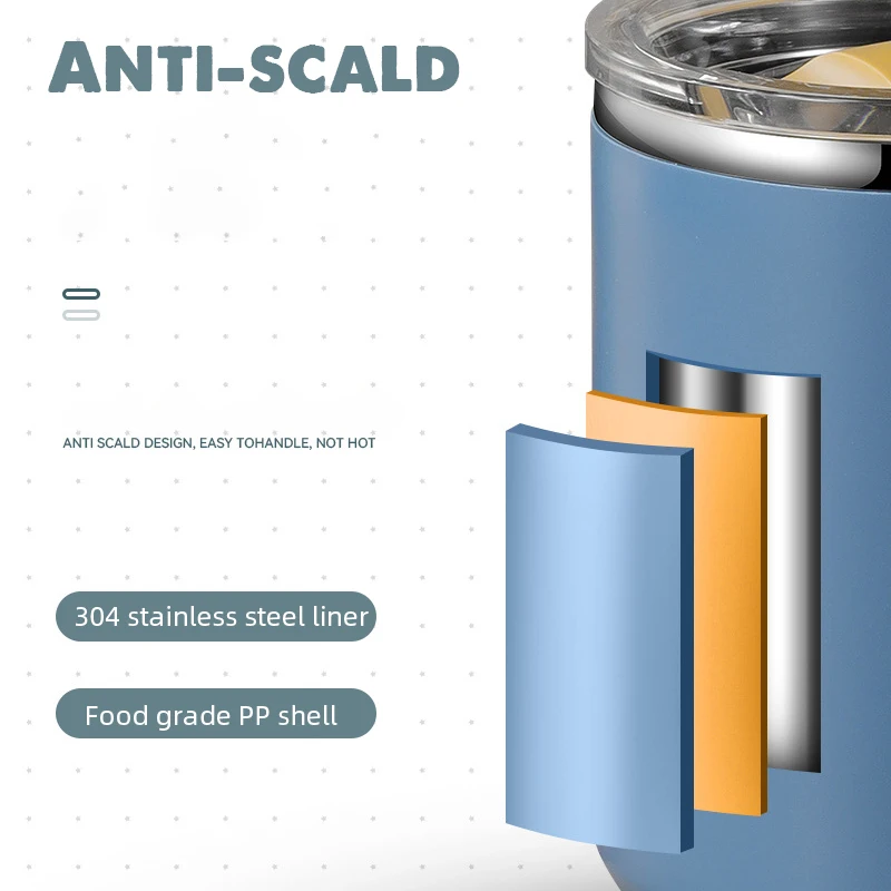 Кружка из нержавеющей стали 450 304 мл для офиса простая кофейная чашка подарок