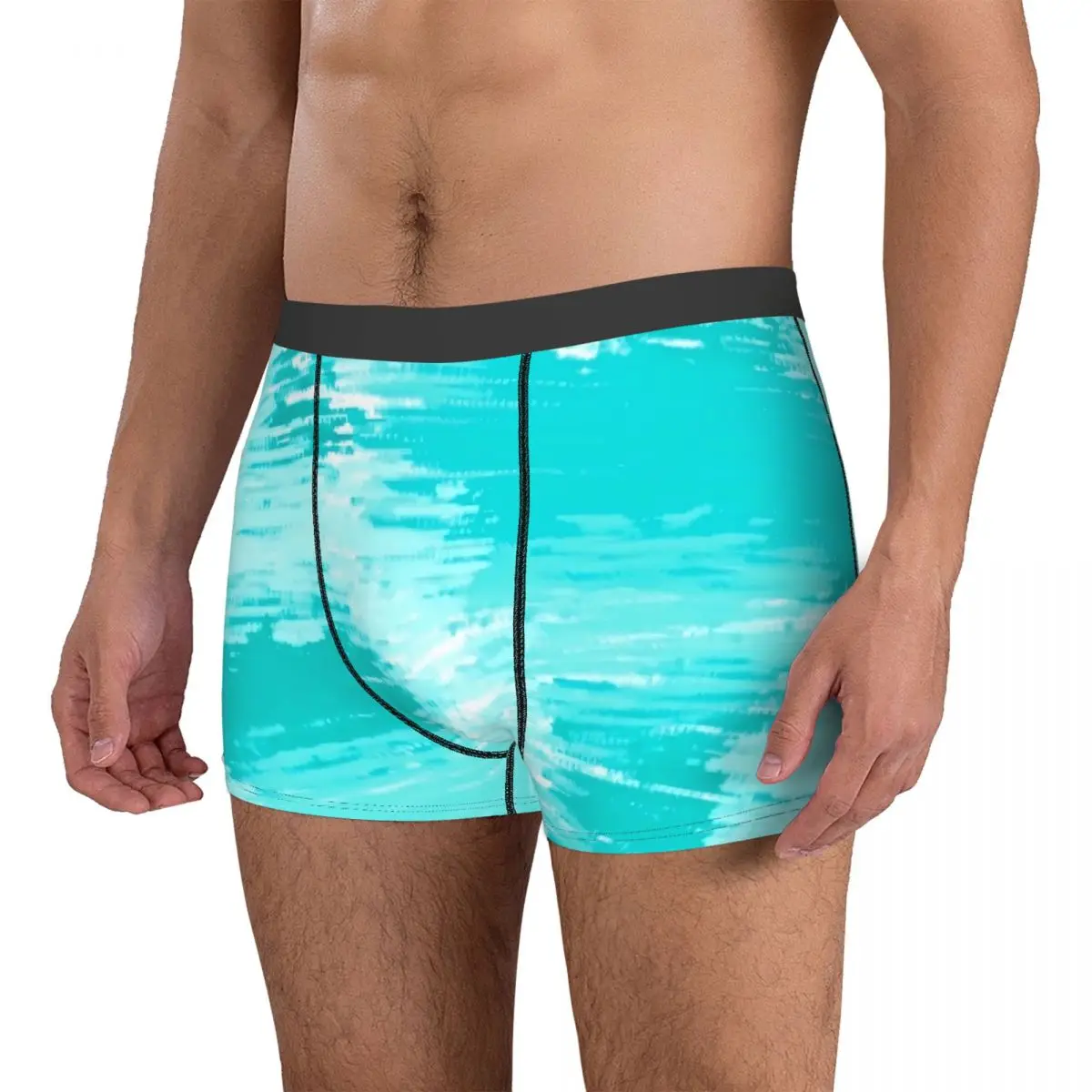 

Нижнее белье с принтом ярких кистей, абстрактное искусство, искусство, боксеры, трусы для мужчин, 3D сумка, большие размеры, шорты-боксеры