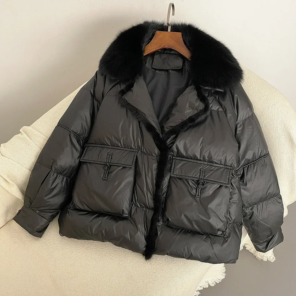 Женская шуба из натурального меха норки