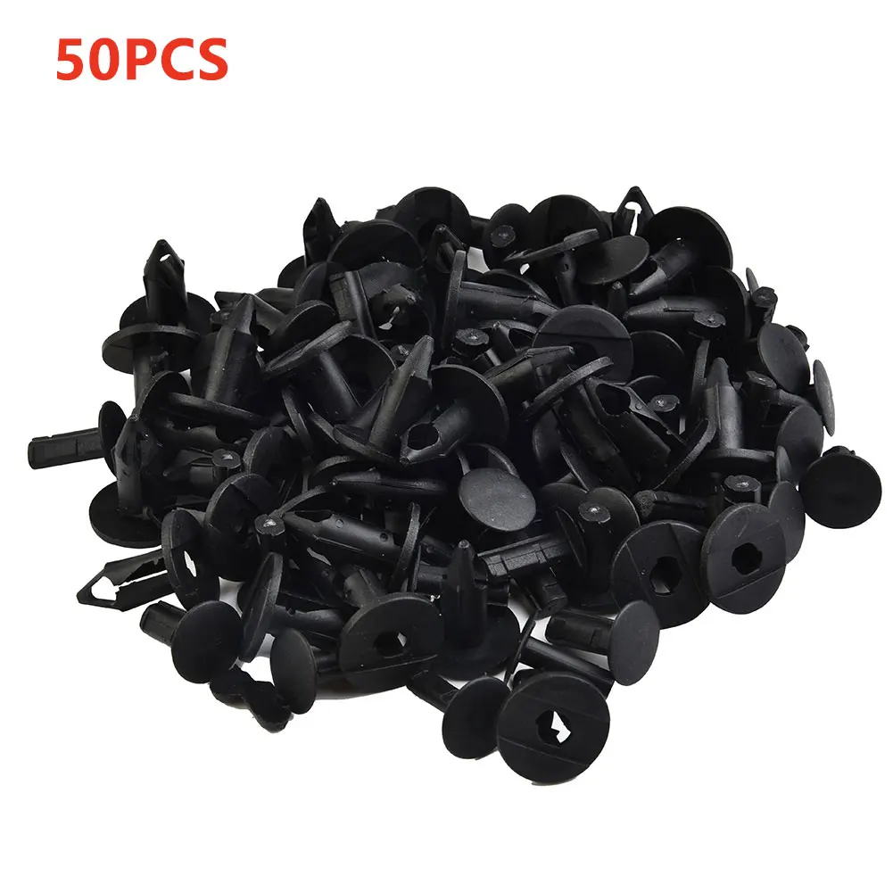 

50Pcs 8mm ATV UTV Car Shield Push Pin Rivet Retainer Clip For Car Bumper Door Panel Fender Liner Clips Retainer