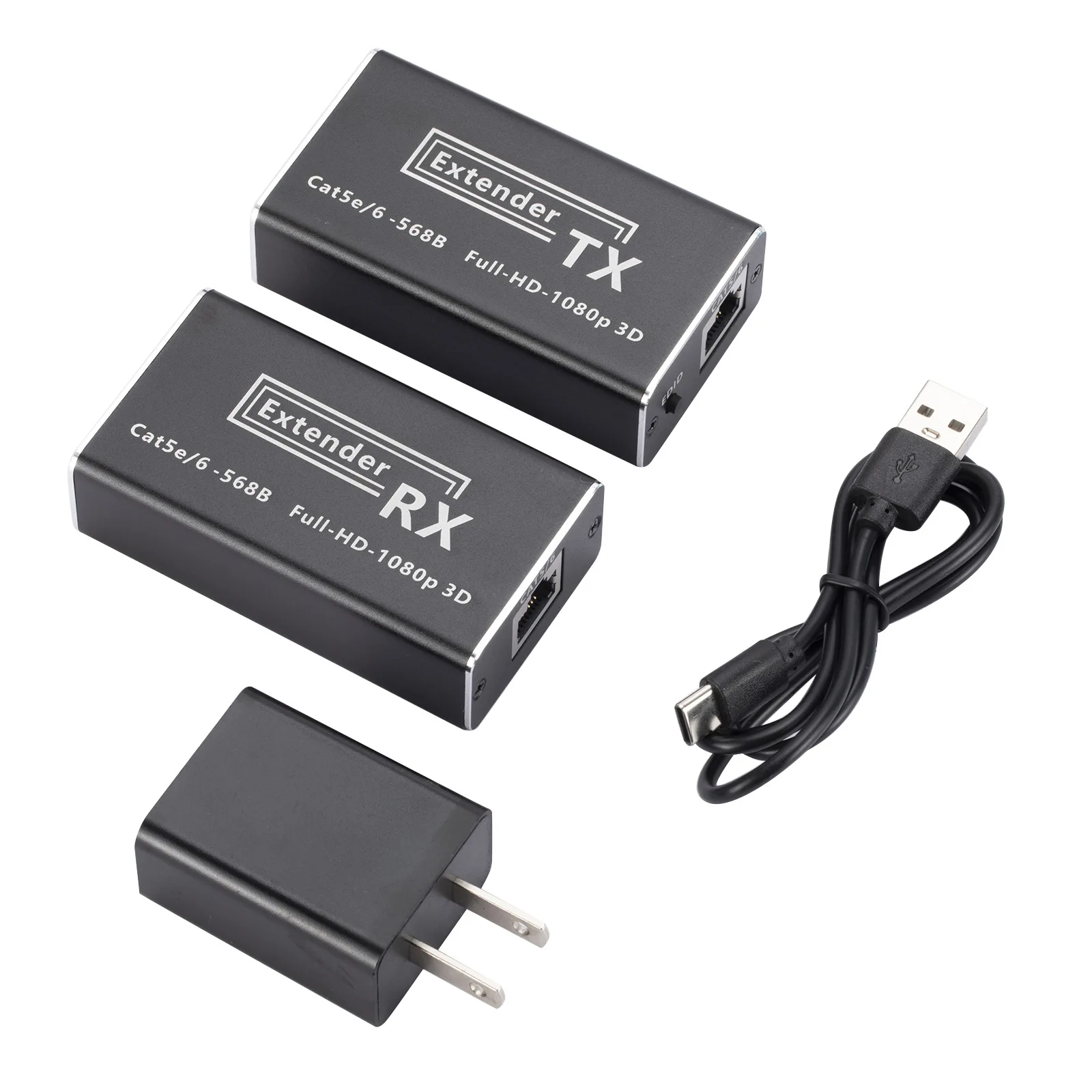 Сетевой удлинитель 60 м 1080P от CAT5e CAT6