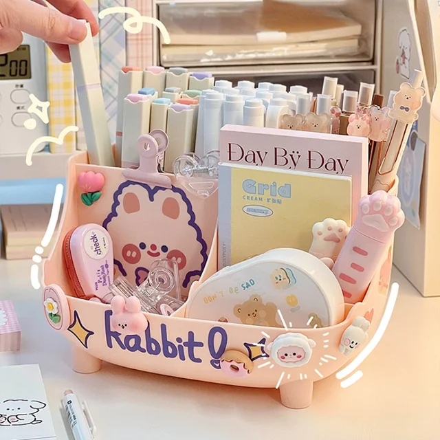 Kawaii Desktop Pen Holder & Desk Organizer 2