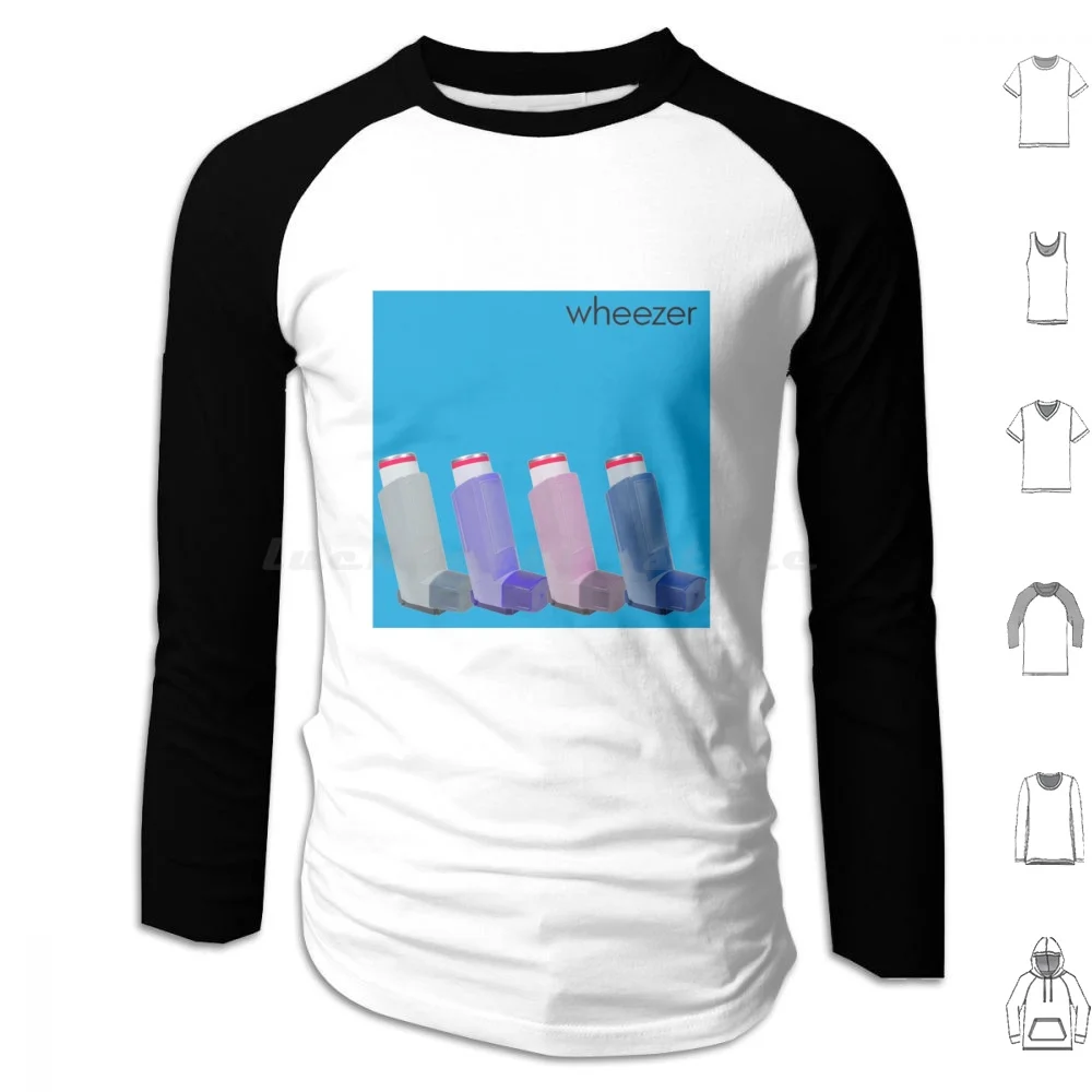 

Wheezer Inhaler Blue Album Weezer Meme Hoodies Long Sleeve Weezer Rivers Cuomo Blue Album Meme Cursed Funny Joke Gag