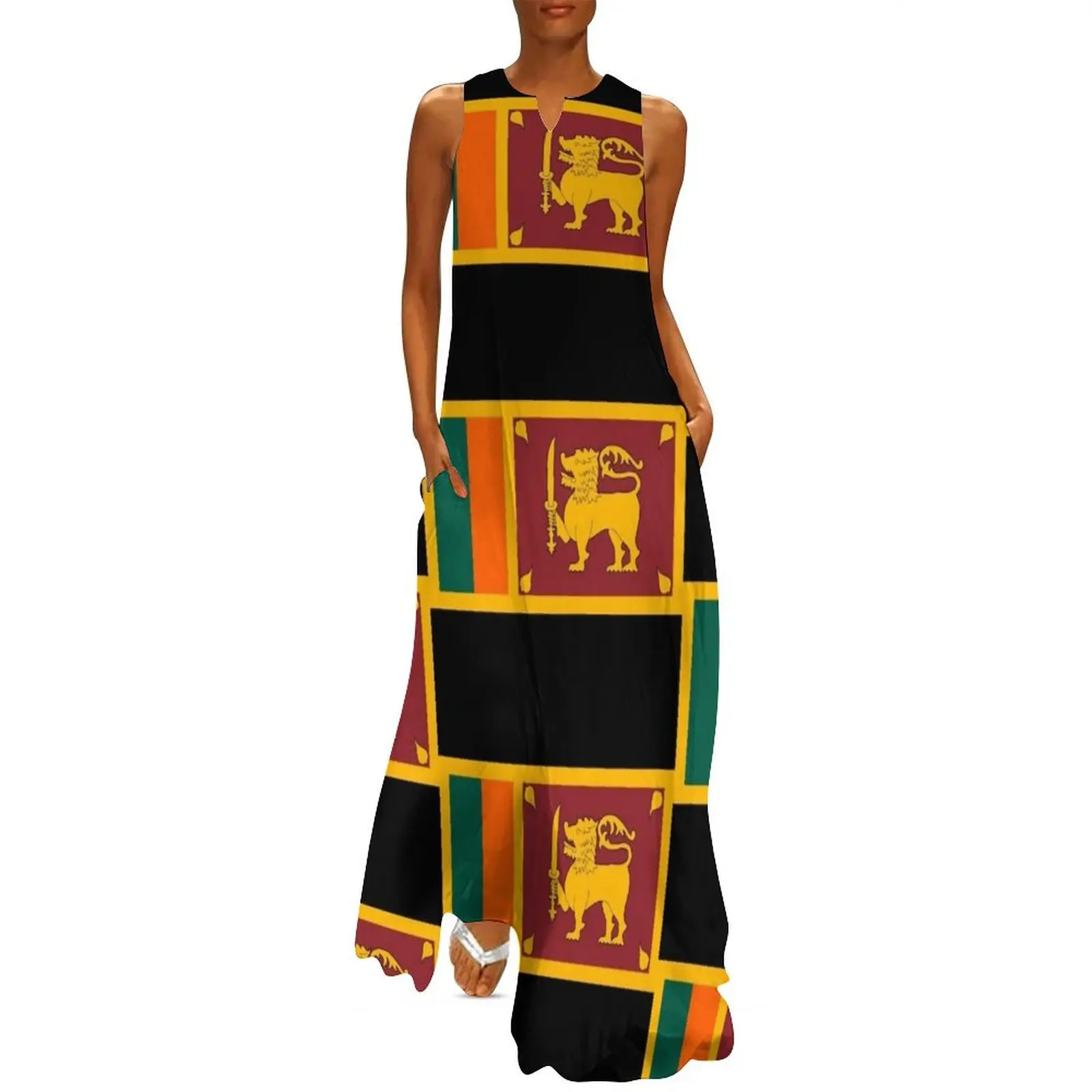 Женское платье Sri Lanka из полиэстера