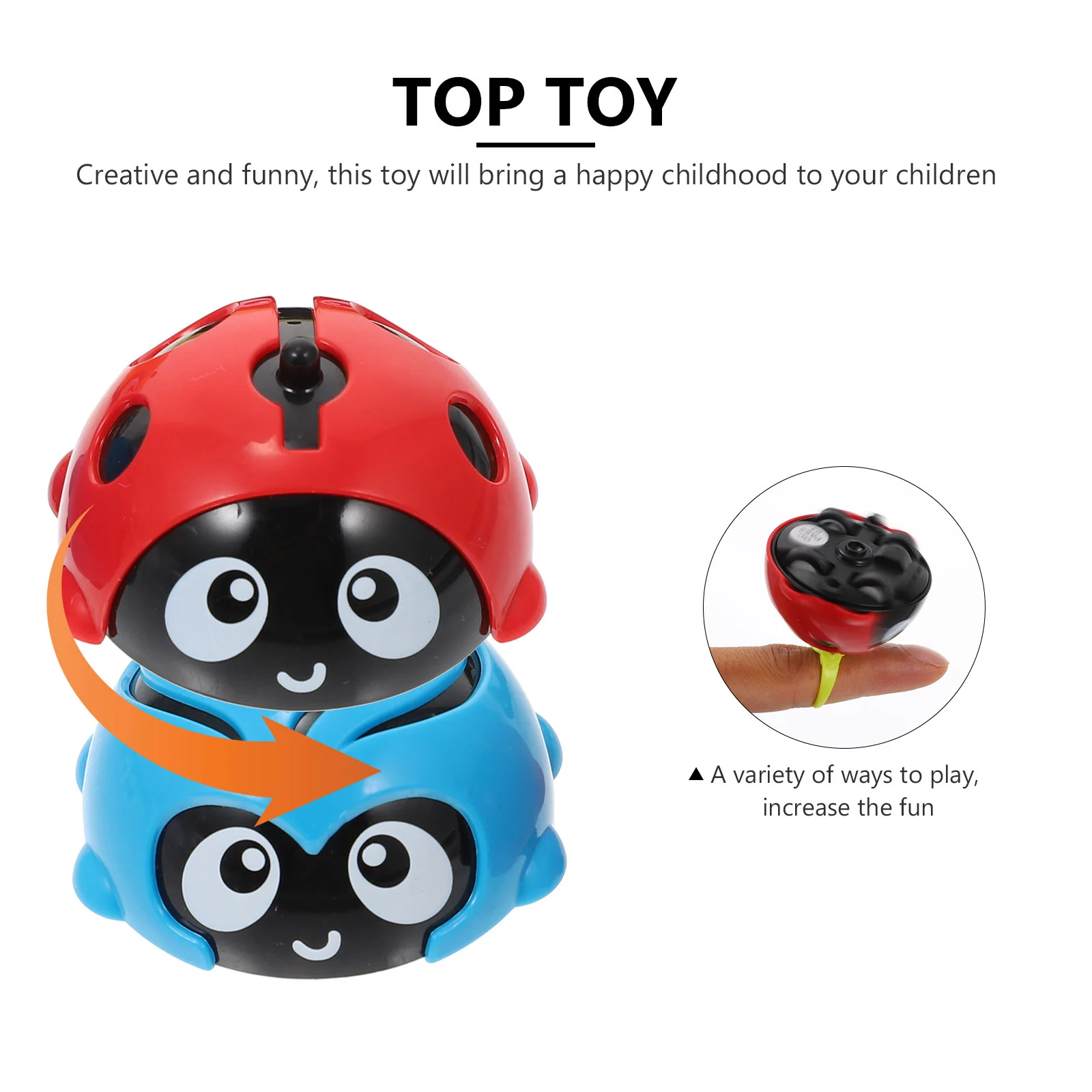 4 шт. игрушка с волчком пластиковые игрушки-гироскопы детские забавные топы