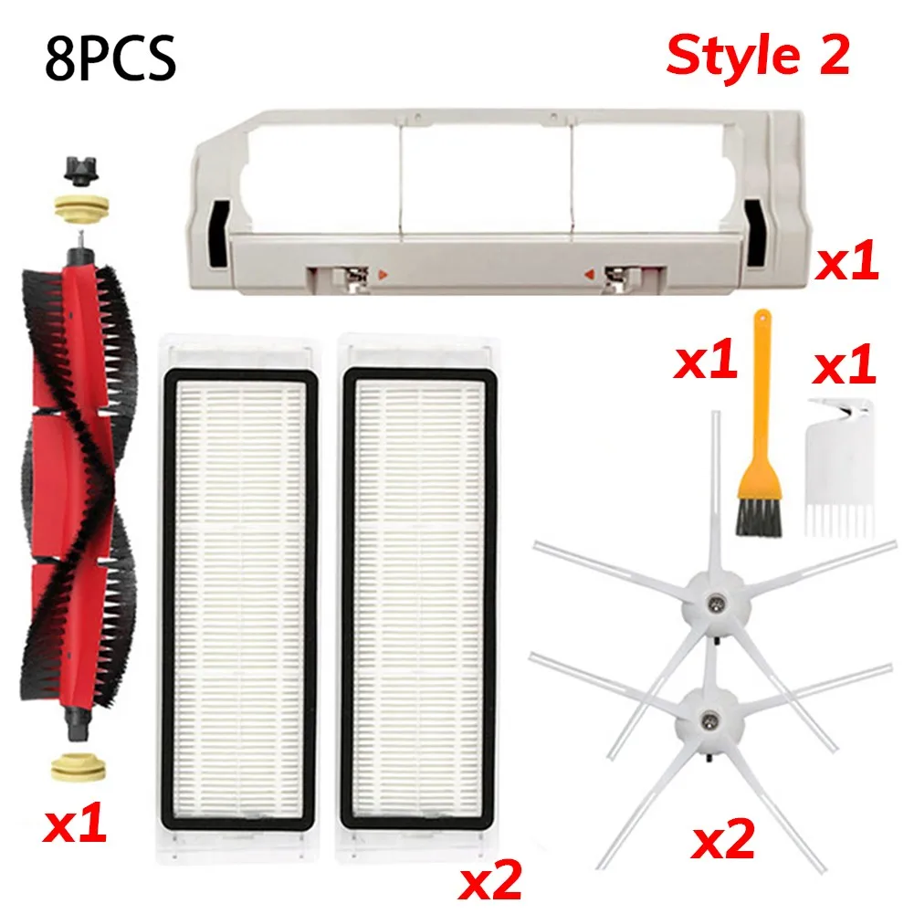 

8/28PCS Removable Main Brush Filter Kit For Xiaomi Roborock S6 T6 S55 E25 E35 Tanos Wipe Accessory