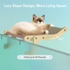 Sturdy Cat Cotton Canvas Easy Washable Multi-Ply Plywood Hammock 6