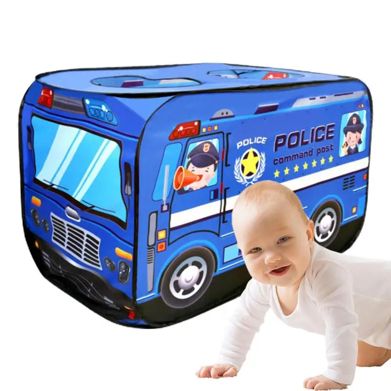 

Kids Tents Indoor Playhouses Foldable Pretending Play Car Indoor Outdoor Tent Playhouse Toy For Children Boys Girls Interactive