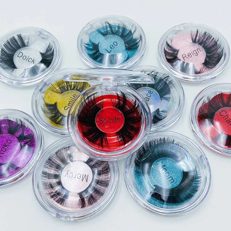 

Mink Lashes 25mm Long False Eyelashes Natural Thick Imitation Mink Fur 3D Thick Criss-crossing Imitation Mink Eyelashes