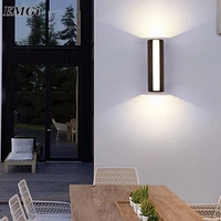 led wall light outdoor up and down lighting doorpost garden lights home waterproof outside led wall lamp ip65 outdoor lighting