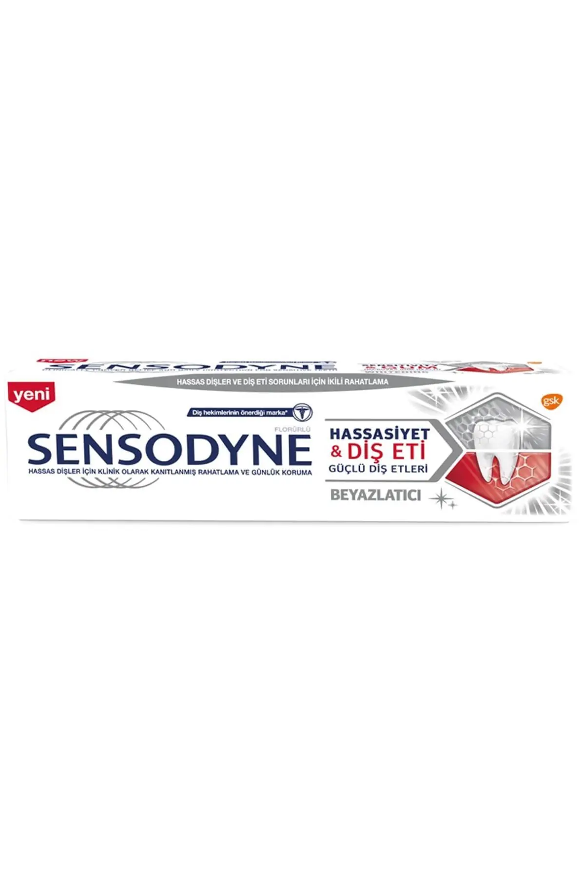 

Бренд: Sensodyne, чувствительность и отбеливание десен, зубная паста 75 мл, Категория: зубная паста