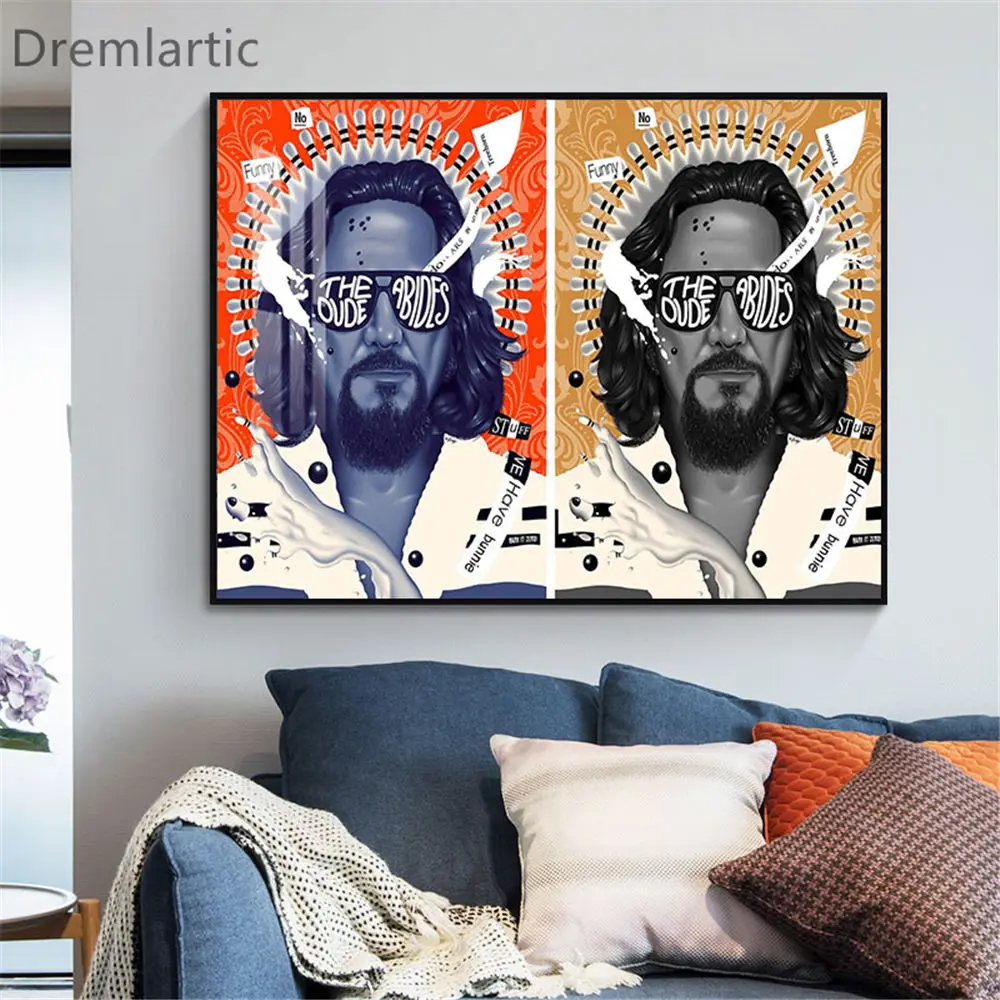

Fashion Big Lebowski Dudeism Custom Wall Art Canvas Painting Poster Print Picture Living Room Home Decoration#20-1005-42-66