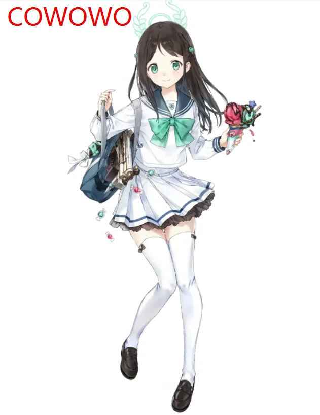 COWOWO Blue Archive Kurimura Airi Sailor Suits Косплей Костюм Cos Game Аниме Вечеринка Униформа Хэллоуин