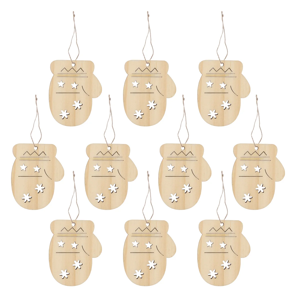 

Christmas Wooden Tags Wood Holiday Vintage Pendant Hanginggift Decoration Wedding Props Cutouts Decorative Miniature Ornaments