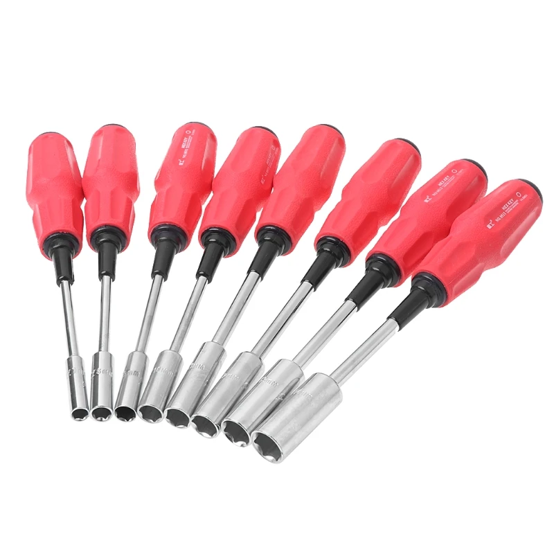

Hollow-Shaft Nut Driver Hex Bit Socket for KEY Wrench Screwdriver Hand Tool 7-14