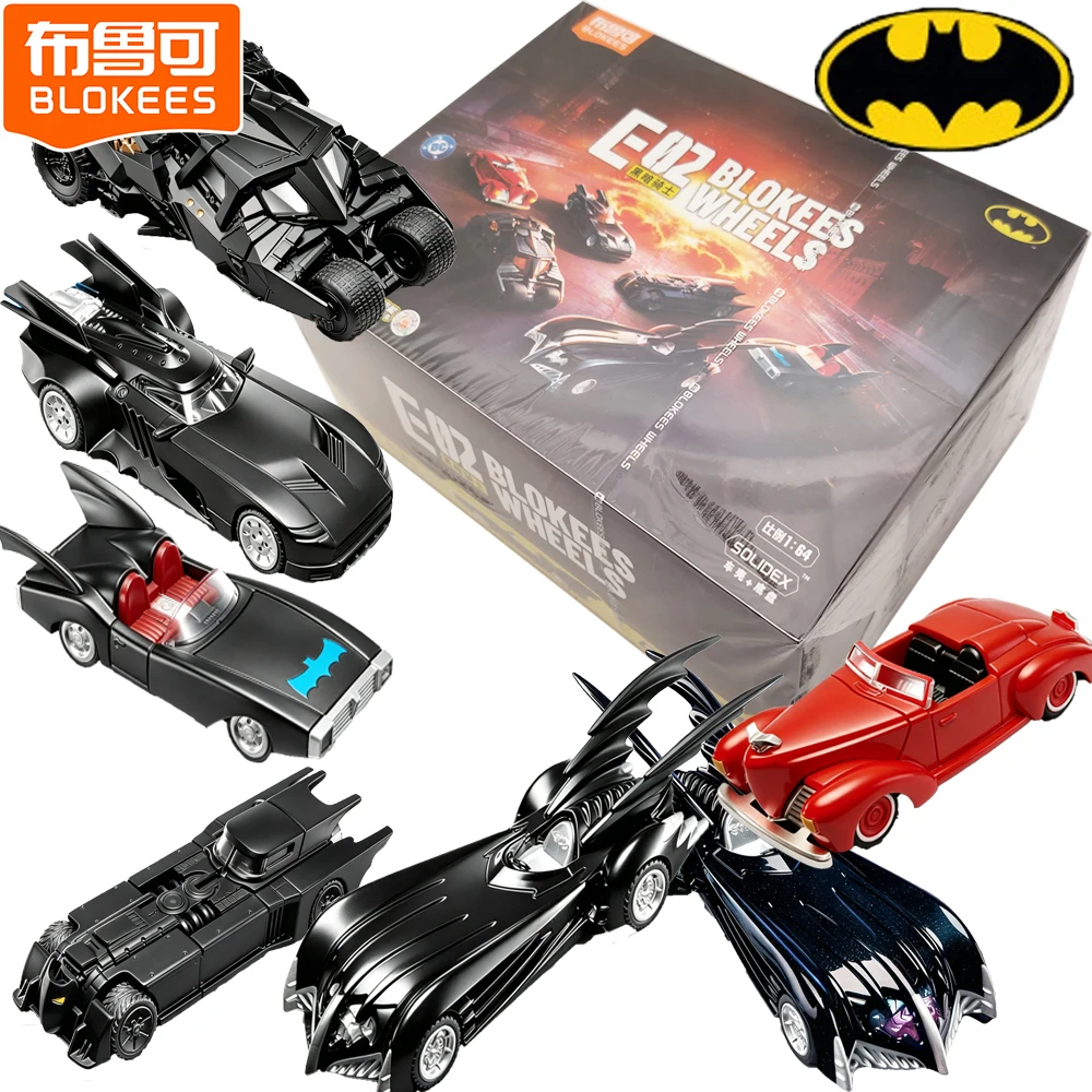Фото Новые оригинальные фигурки Blokees The Batman E02 в закрытой упаковке, изысканная коллекционная модель автомобиля Autobots, декоративные игрушки, украшения, подарки для детей №1