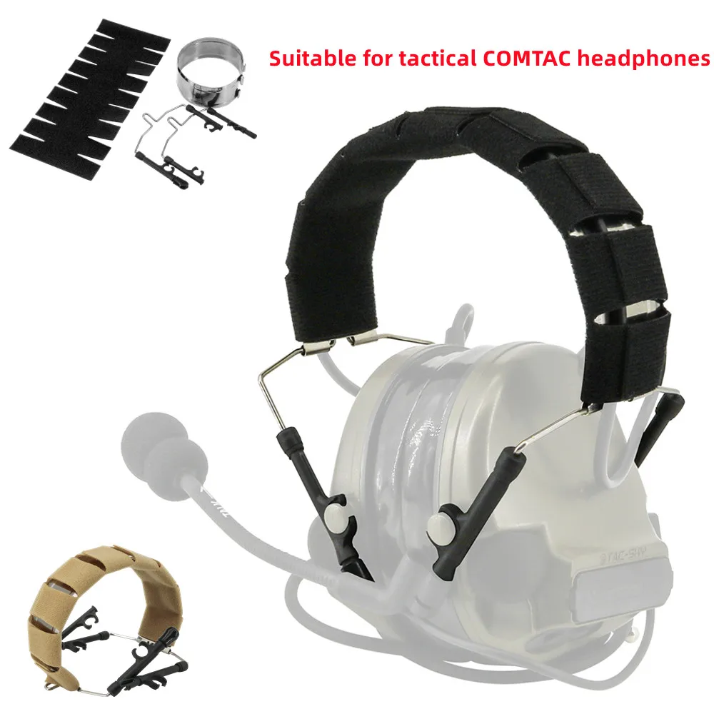 

Tactical Headset COMTAC Headband Kit Detachable Headphones Accessories for Headset COMTAC I II III Airsoft Shooting Earmuffs