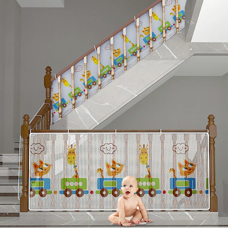 

Kids Pet Dog Stair Guard Protective Net Railing Balcony Child Stairway Rail 200/300cm