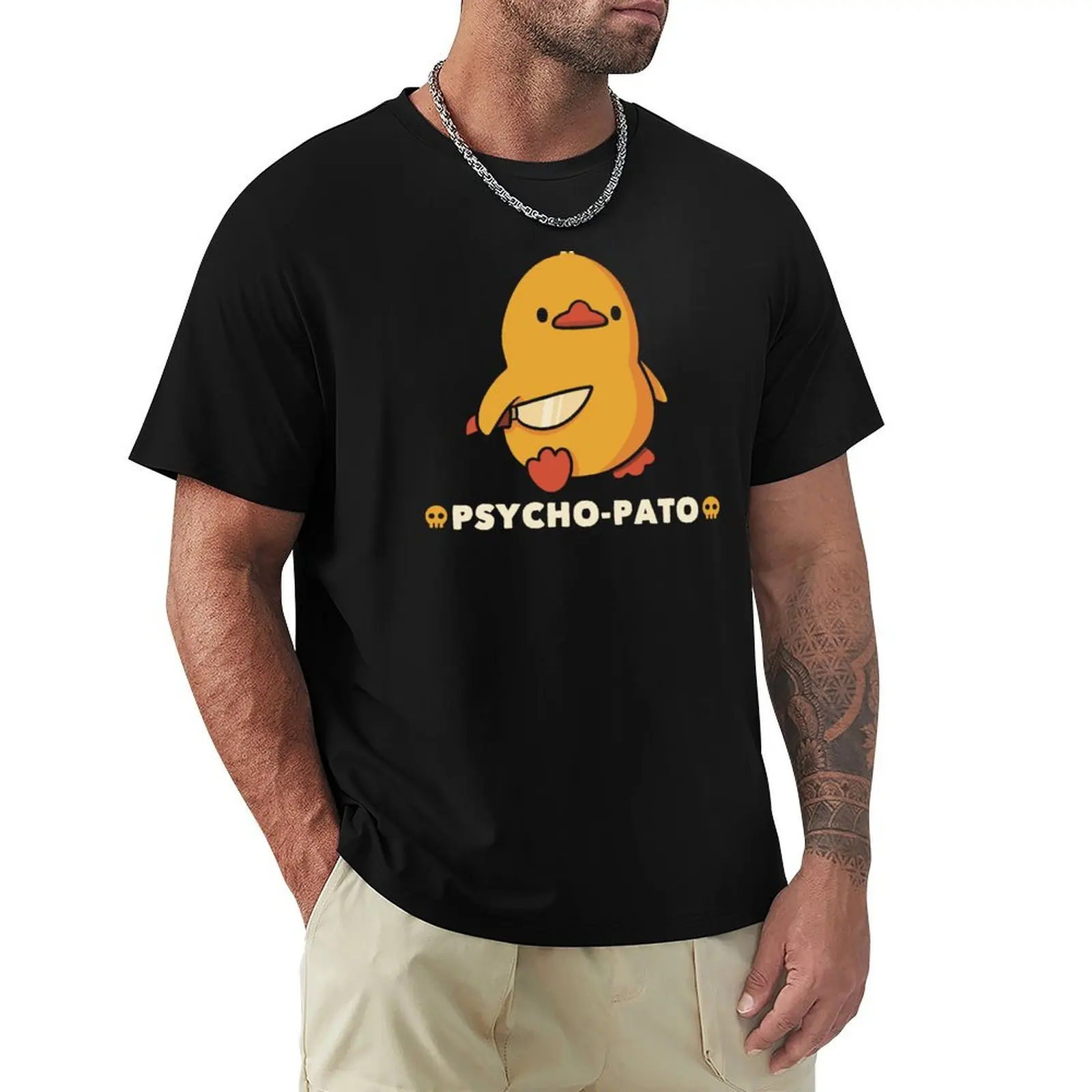 Фото Футболка Psycho-Pato Funny Duck Brown от Tobe Fonseca, повседневная рабочая футболка №1