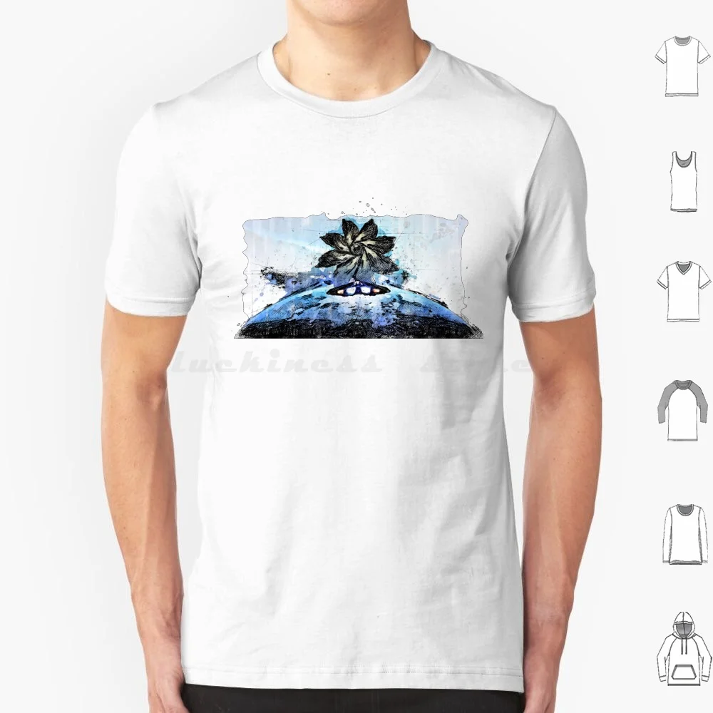 Футболка большого размера из 100% хлопка с рисунком тагорида