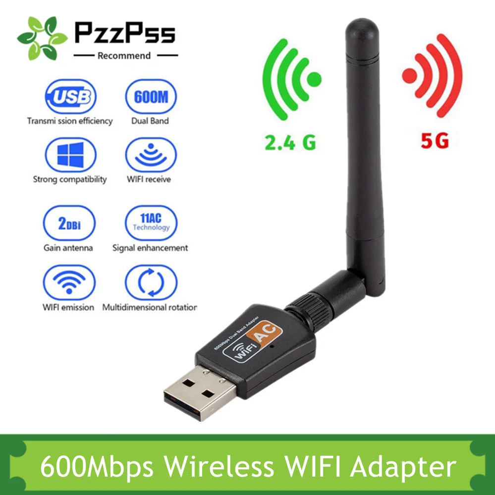 

Мини-адаптер PzzPss, 2,4 Мбит/с, USB