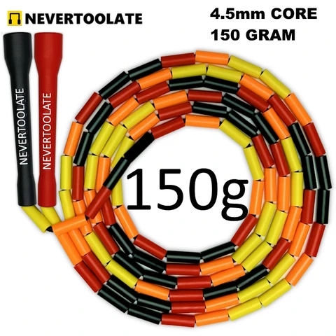 Скакалка NEVERTOOLATE бисерная 2,9 м, 150 г, 4,5 мм — изображение продукта
