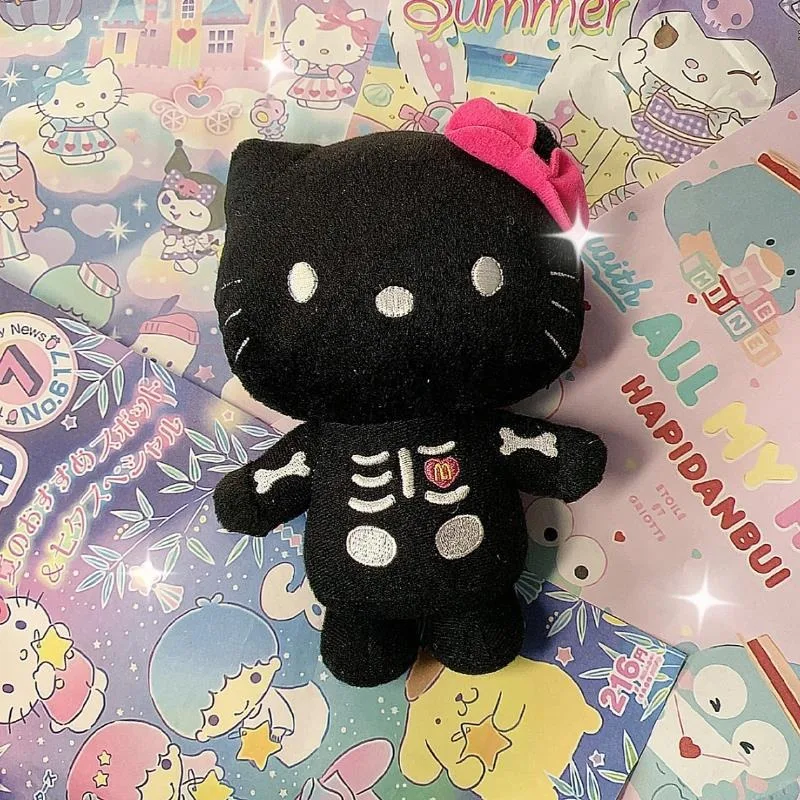 MINISO милый Sanrio Hello Kitty скелет сумка кулон мультфильм аниме KT кошка плюшевая кукла