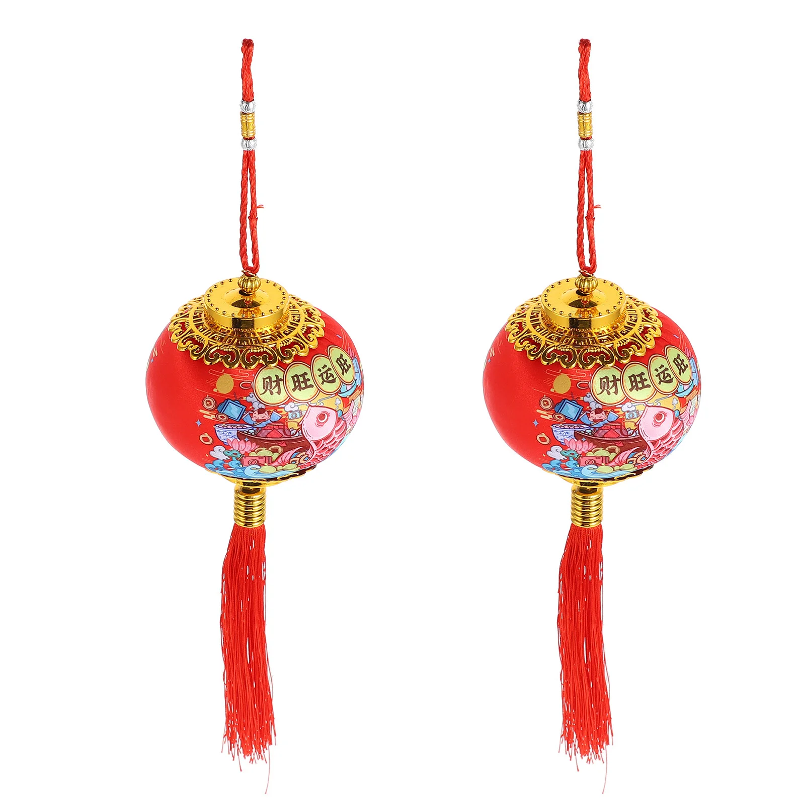 

Chinese Lantern Red New Year Pendant Pendants Hanging Lanterns Decors Spring Festival Style Ornament