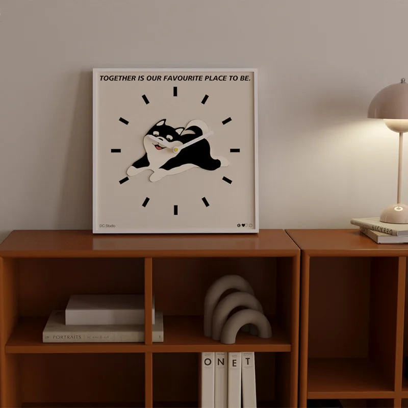 Small Horologies Modern Simple Wall Clock Living Room Household Personality Creativity Fashion Quartz Clock Bedroom Silent Clock