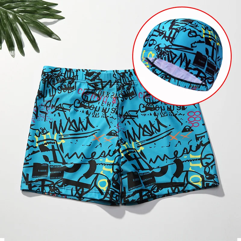 

Men's swimming trunks boxer swimming trunks men's quick-drying printed hot spring loose swimming trunks swim trunks men