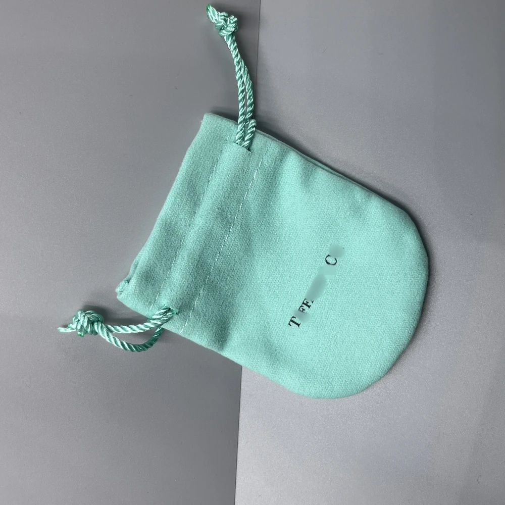 

TTFF20/50/100pcs lot Flannel Bag Pouch For Bead Charm Bracelet Women Original Fit Jewelry Gift green Bags Outer Packaging