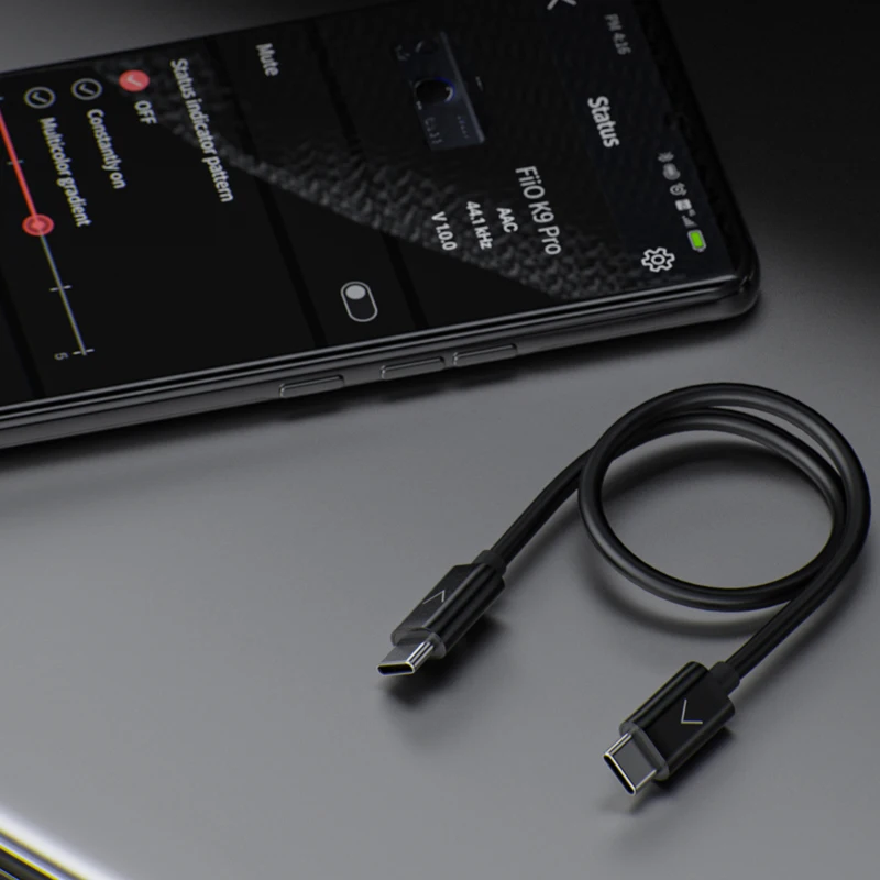FiiO LT-TC3 20cm USB-C to Charging/Data Cable for Android phone Connect with Music Players/BTR3/BTR5/Q3/M5 |