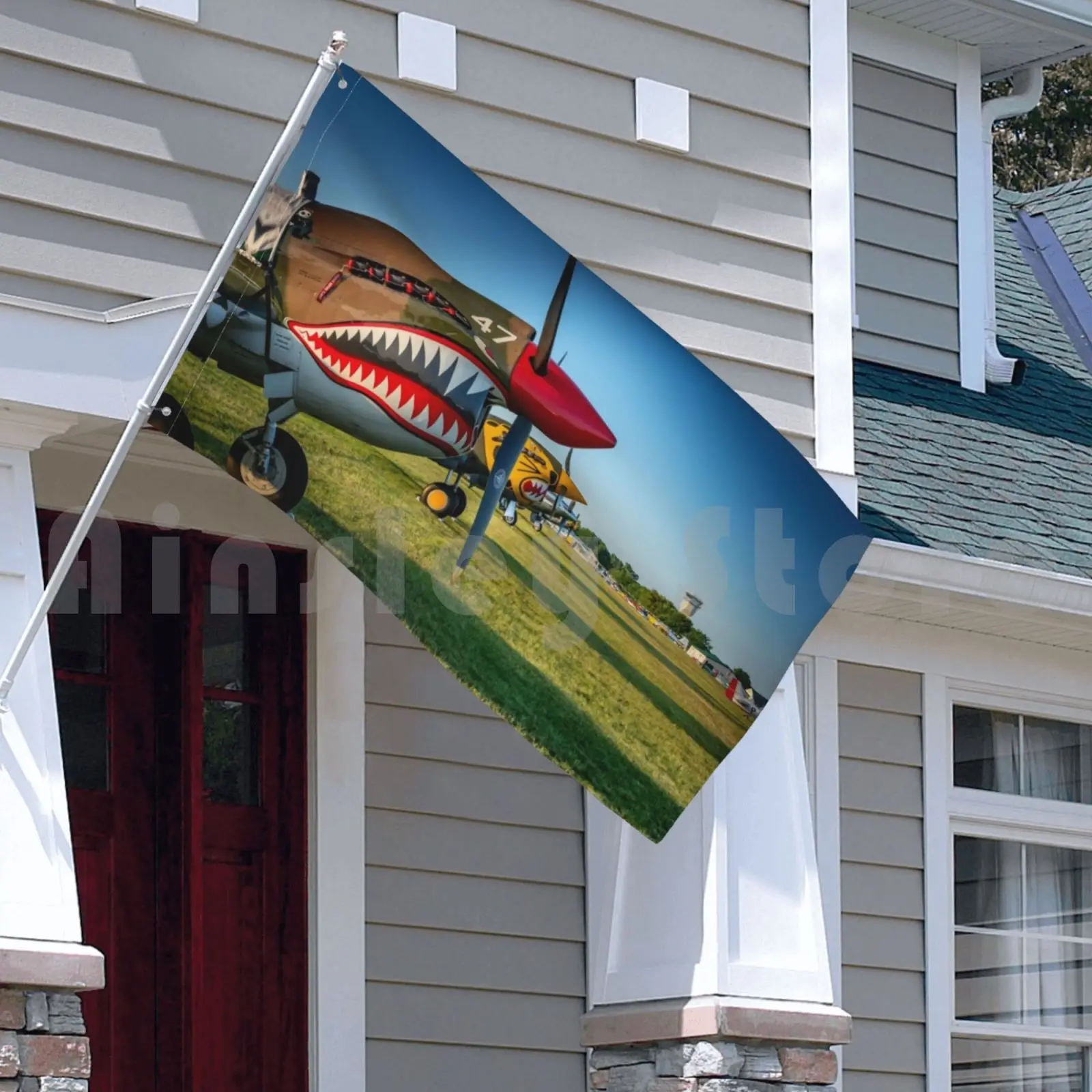 Летающий тигр уличный декор флаг Автомобильный самолет путешествия страсть