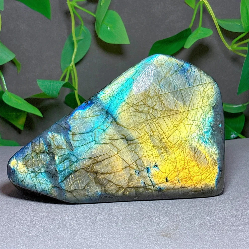 Лабрадорит свободная форма кристалл натуральный камень кварцевый минералы