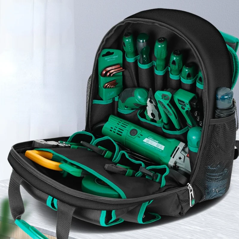 

Screwdriver Case Backpack For Tools Bag Storage Organizer Cable Organizer Bags Bolsa Herramientas Electrician Tool Bag Handbags