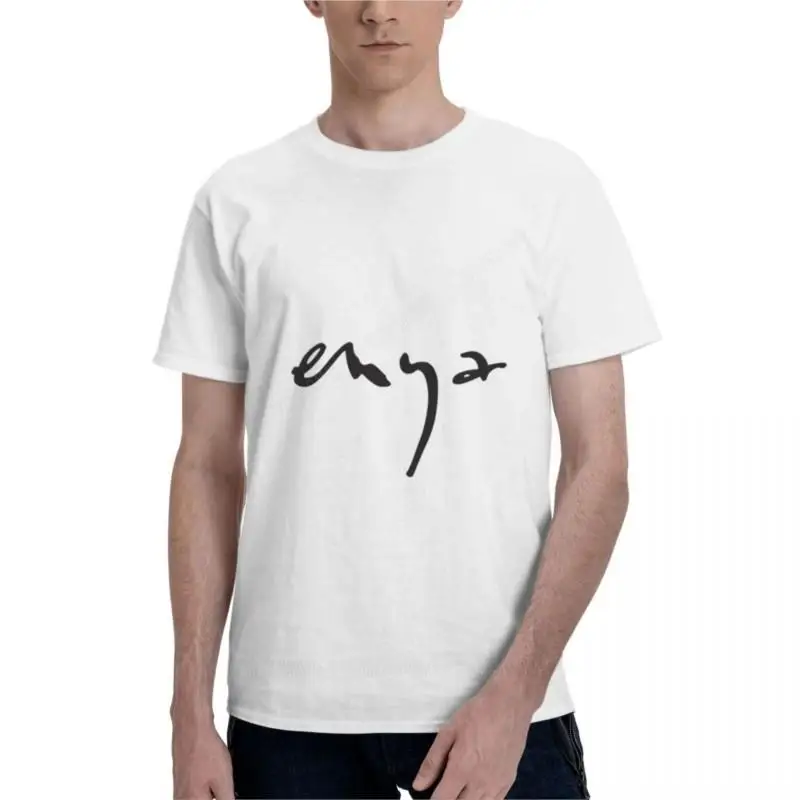 

Летняя мужская футболка Enya (логотип), Классическая футболка, мужские футболки, мужские футболки с графическим рисунком, мужской топ, футболки