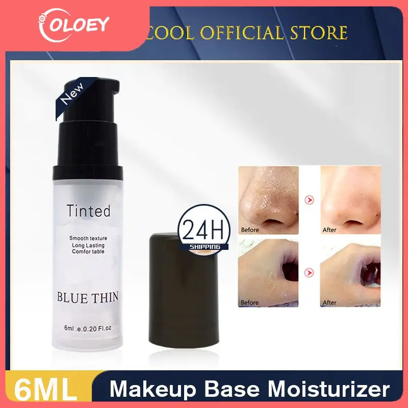 

Увлажняющий праймер для лица, невидимая основа для пор, крем для макияжа, женский крем для жирной кожи 6 мл, крем для поры, праймеры, основа