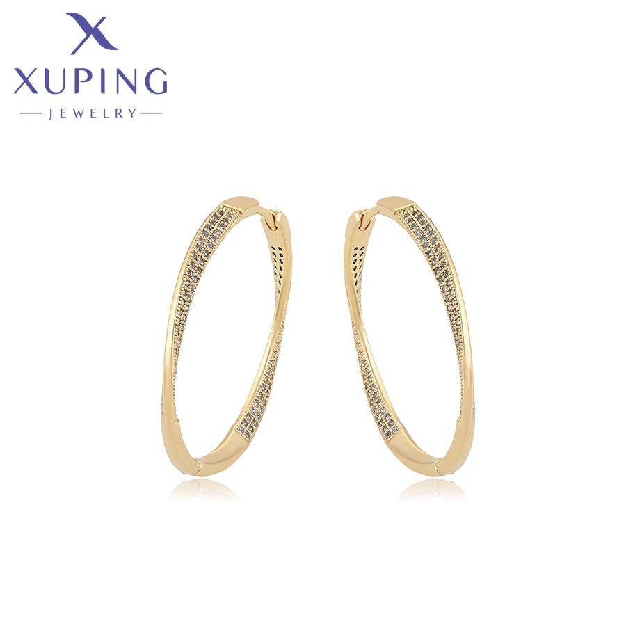 

Xuping Jewelry New Arrival Fashion Exquisite Women Girl Серьги Earring with Light Gold Color X000020851