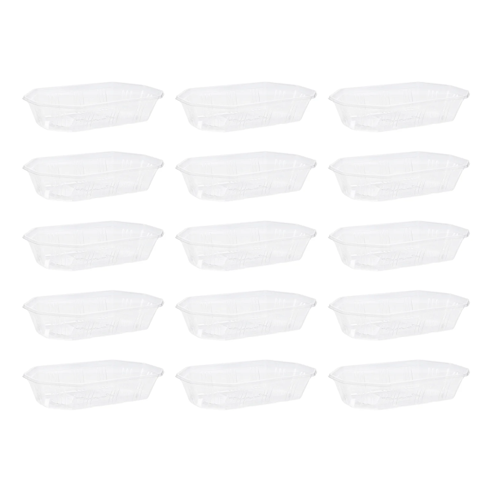 

100pcs Fruit Tray Disposable Food Storage Tray Practical Fruit Packing Trays