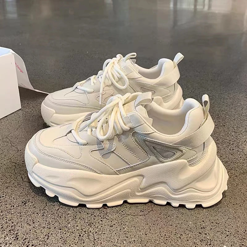 

2022 NEW Casual Thick Women's Sports Shoes Breathable Increased Women's Sneakers Comfort Non Slip Women's Running Shoes