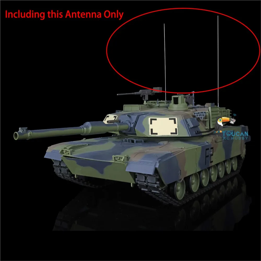Фото Антенна Heng Long (общие запчасти) для радиоуправляемых танков 1/16: Tiger I, USA M4A3 Sherman, King Tiger TH20561-SMT1 №5