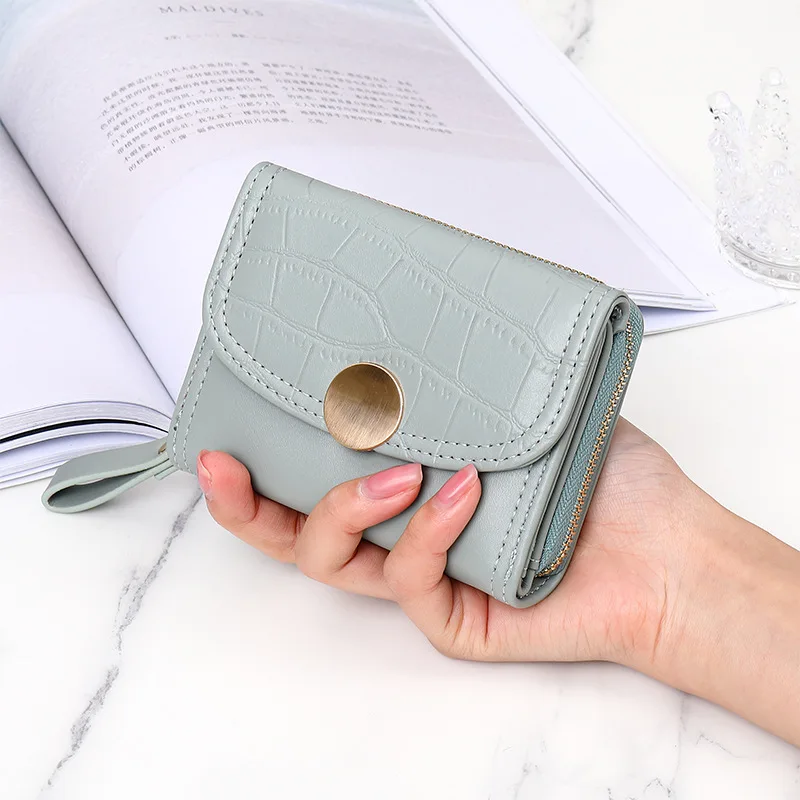 2022 New Fashion Women's Wallet Short Women Coin Purse Wallets For Woman Card Holder Small Ladies Wallet Female Hasp Mini Clutch