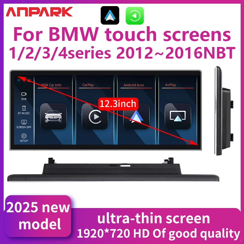 12 3-дюймовый мультимедийный сенсорный экран для BMW серии 1/2/3/4 F20/F21/F22F23/F30/F31/F33/F34/F36