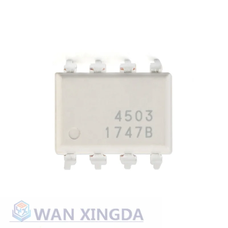 

Shenzhen Factory Price Single Channel High Speed Logic Gate Output Optocoupler Chip HCPL4503M DIP-8 For Arduino