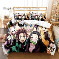 anime kamado nezuko bedding set demon slayer duvet cover 3d print japan cartoon anime bed quilt cover pillowcase no sheets
