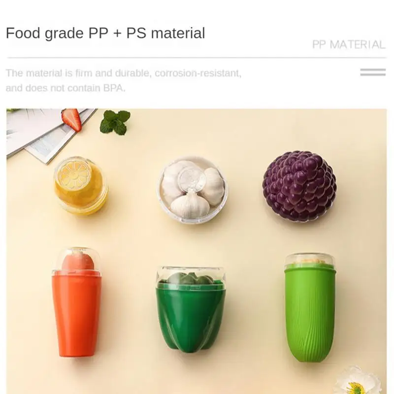 Прозрачная миска для сохранения винограда и чеснока прочная свежести полезная