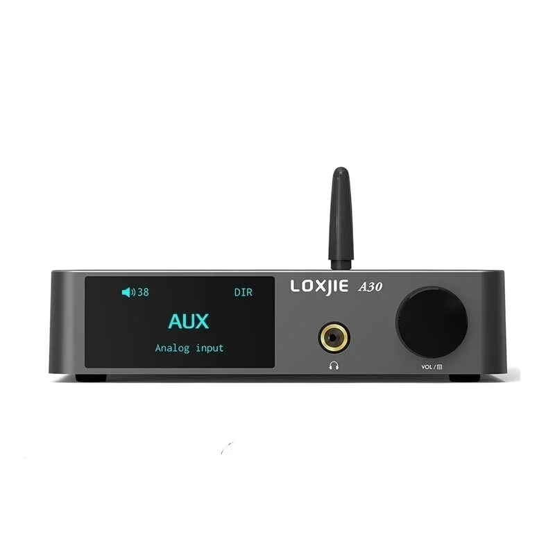 

2023 A30 Настольный стерео аудио усилитель мощности и усилитель для наушников Поддержка APTX Bluetooth 5,0 ESS DAC чип с дистанционным управлением