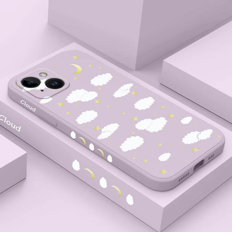 

Lunar Nebula Phone Case For iPhone 14 13 12 11 Pro Max Mini X XR XS SE2020 8 7 Plus 6 6S Plus Cover