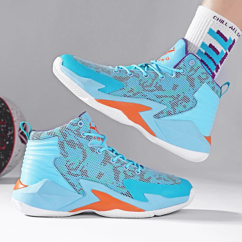 

2023 Unisex Taxi Basketball Shoes High Top Sports Mesh Training Sneakers Men Women Outdoor Non-slip Basketball Shoes 35-45